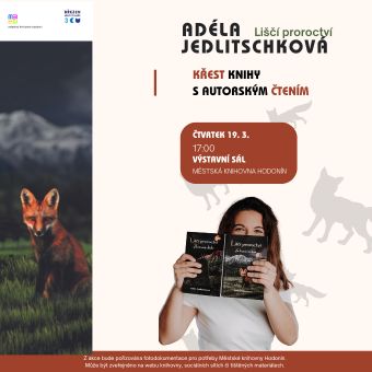 Zveme vás na křest knihy autorky Adély Jedlitschkové, který bude spojený s krátkým autorským čtením a povídáním. Společně s ilustrátorkou představí vizuální podobu světa i jeho postav. Kmotrou knihy se stane Klára Odrůšková, herečka Slováckého divadla.